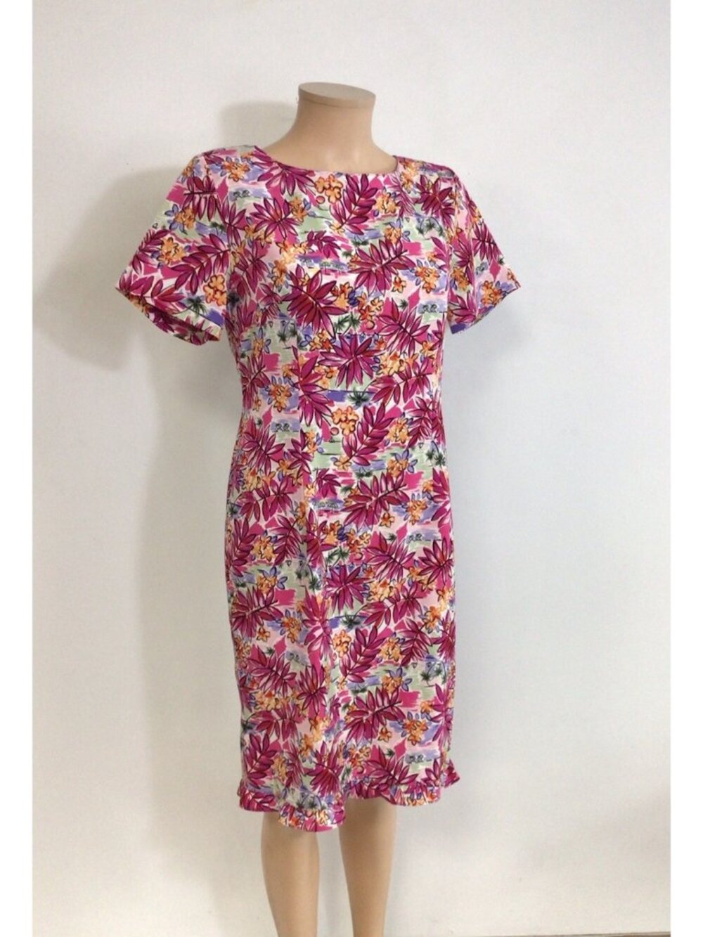 Vintage Garden Floral Dress Womens 6